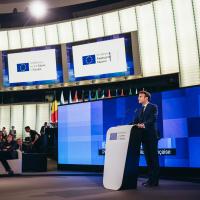 Emmanuel Macron holder afslutningstale til konferencen for europas fremtid