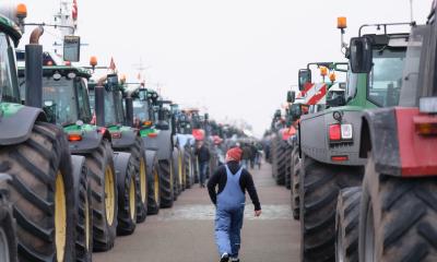 traktor protest